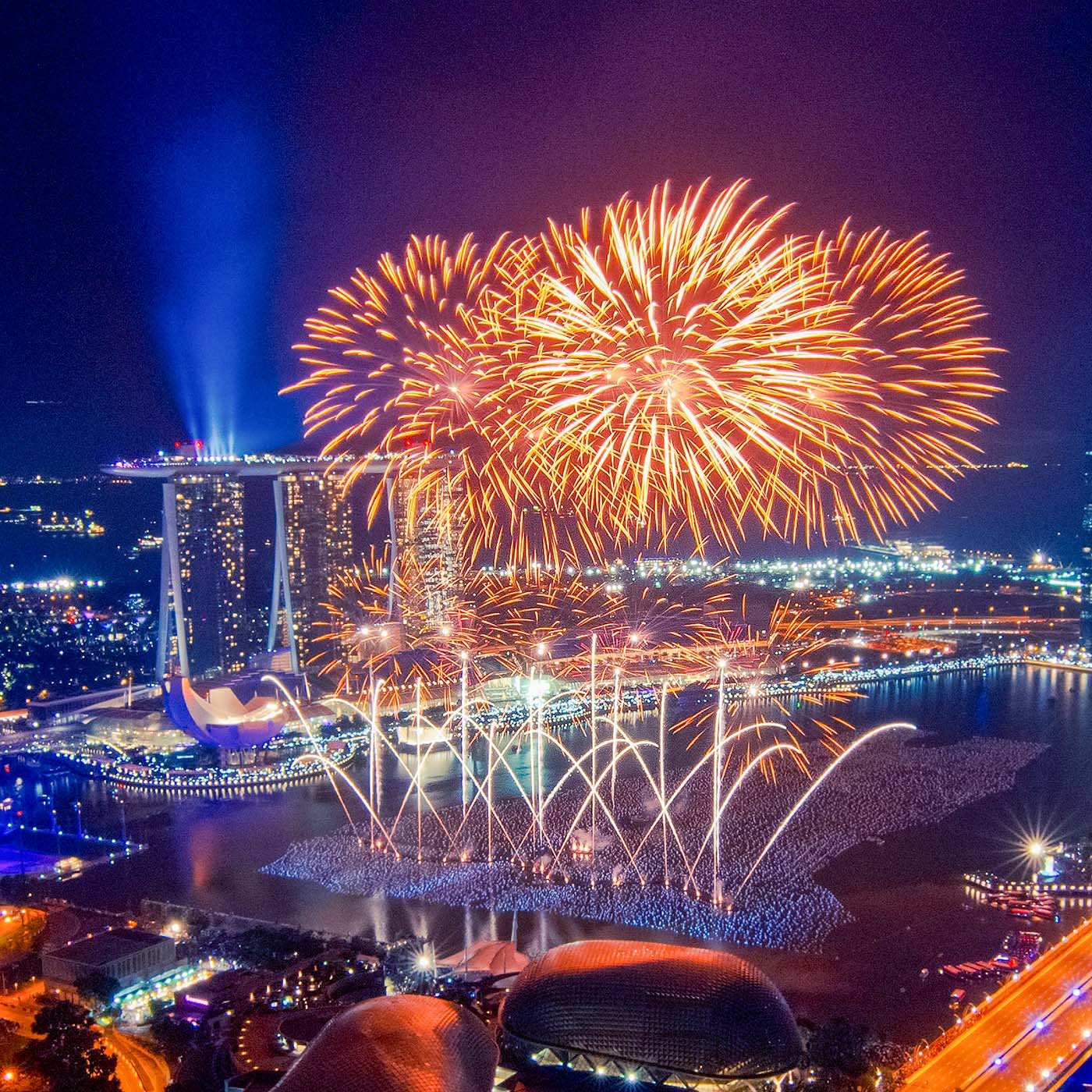 Singapore’s Sky-High New Year Celebrations