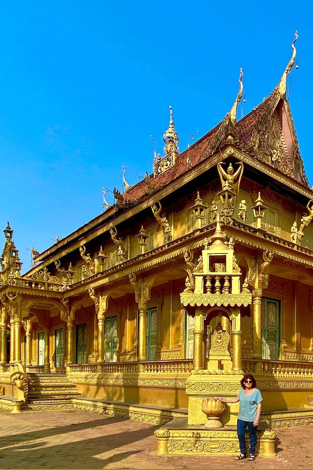 Silk, Sites, School, and Sunset Cruising around Phnom Penh	