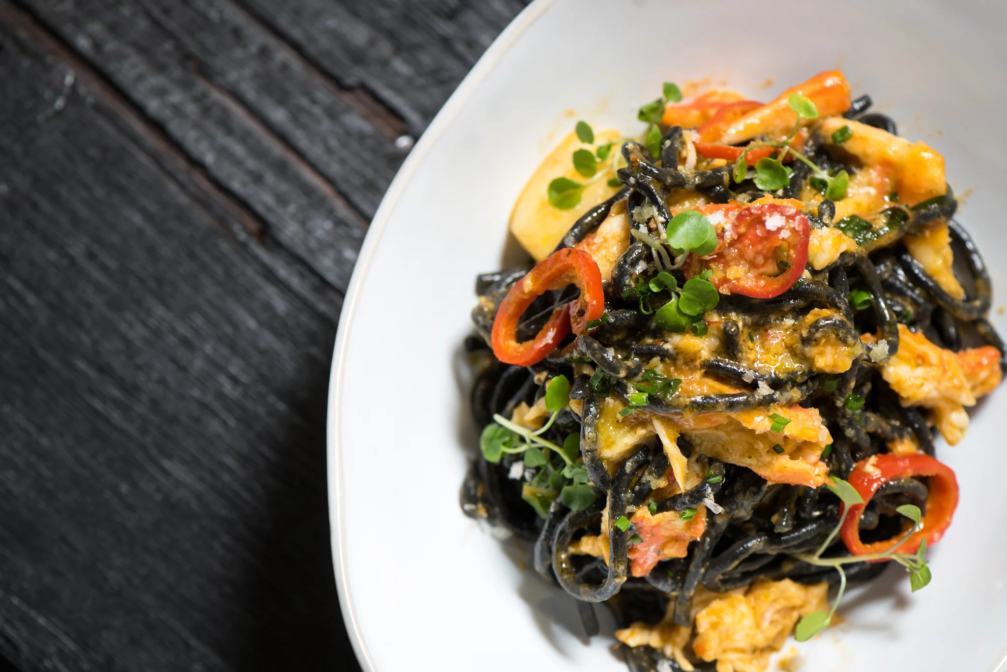 Spicy Seafood Spaghetti