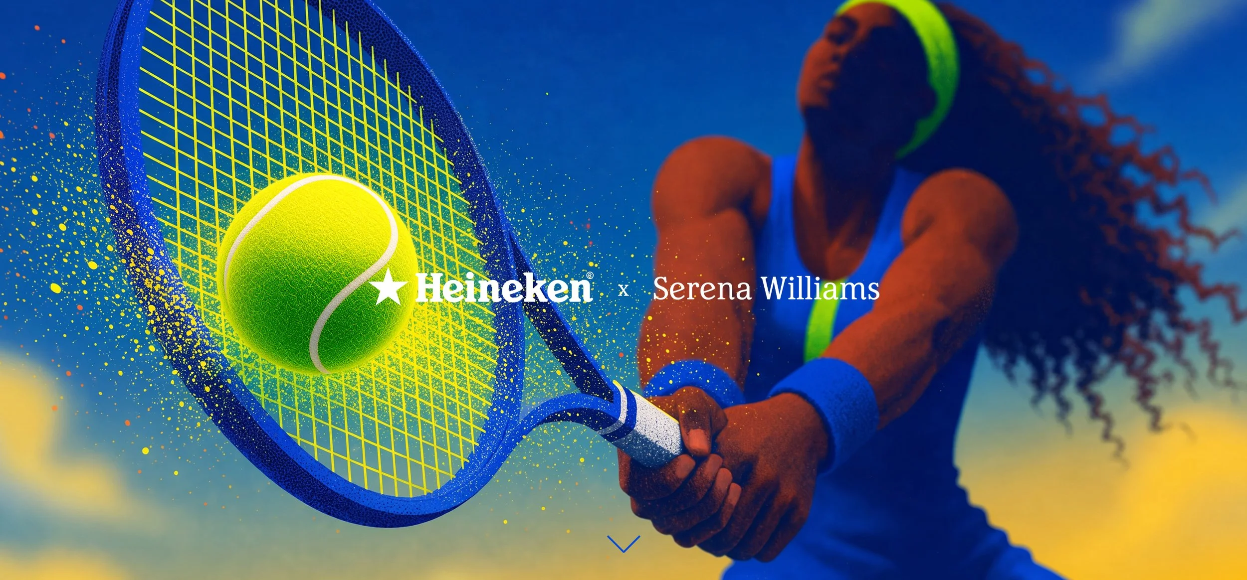  Created by LePub for Heineken, the idea turned Serena Williams’ historic championship tickets into access to the brand’s US Open suite. We brought the concept to life through AI animation, inspired by the original artwork of the tickets she earned t