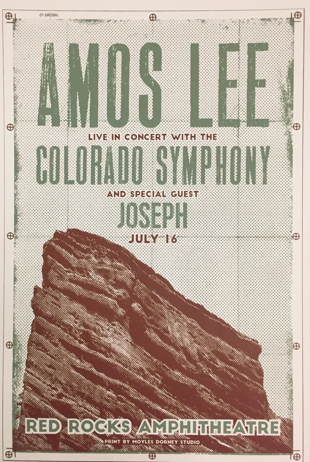 Amos Lee Show Print