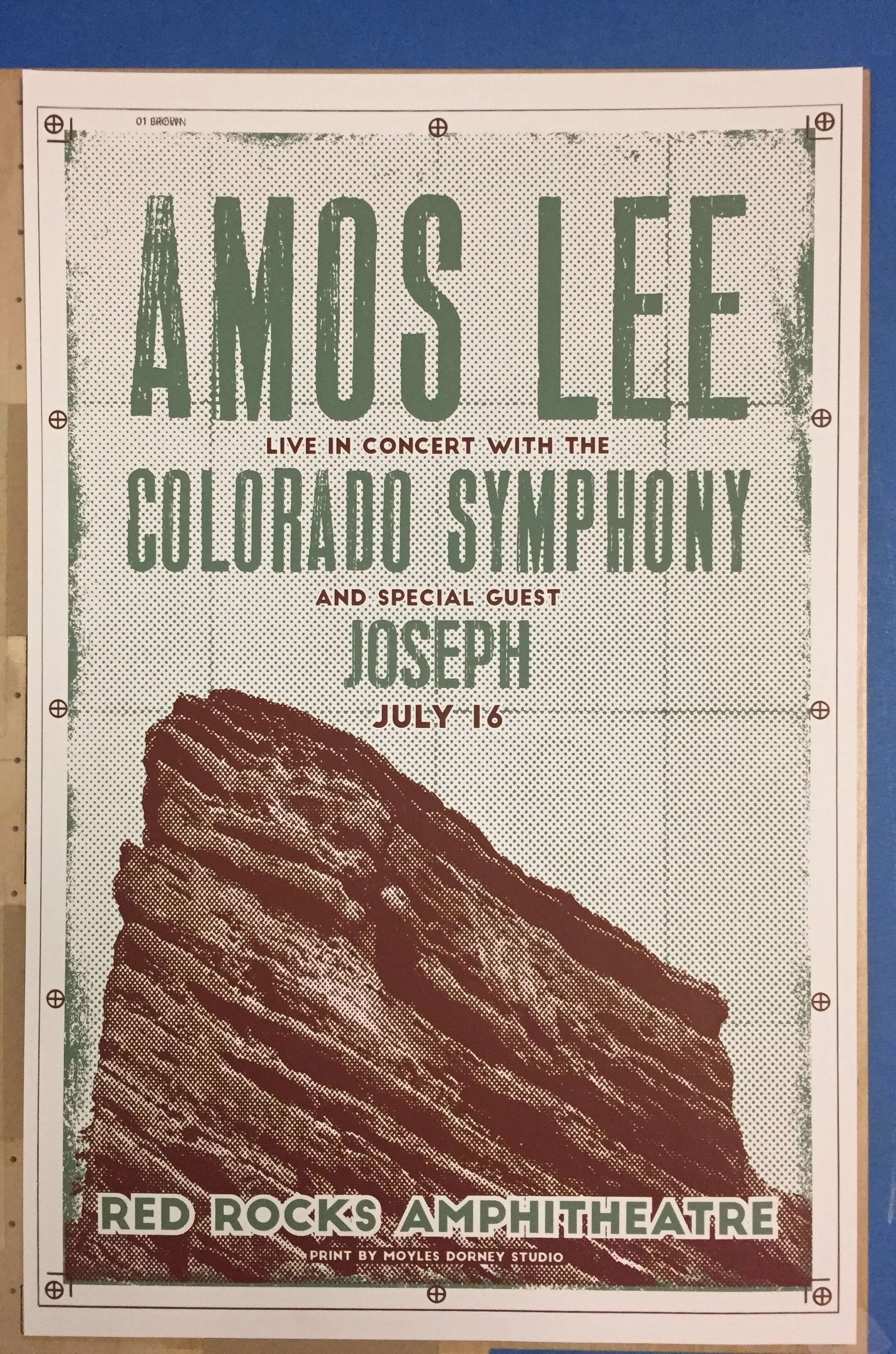 Amos Lee at Red Rocks (Artist Proof)