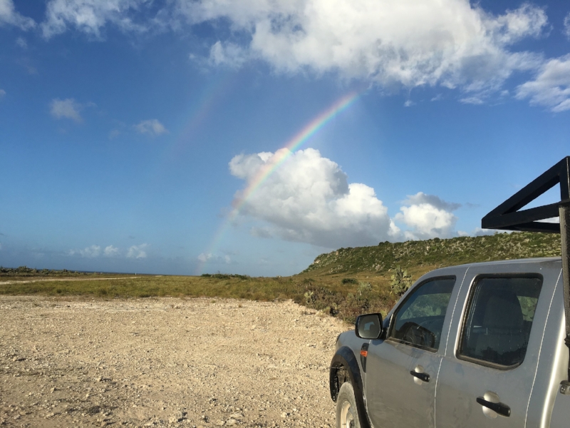 A beautiful view from Mole St. Nicolas, Haiti, while waiting to pick up Rebecca's parents, Mr. Wayne and Mrs. Beth, after their flight to the Northwest from Port au Prince.