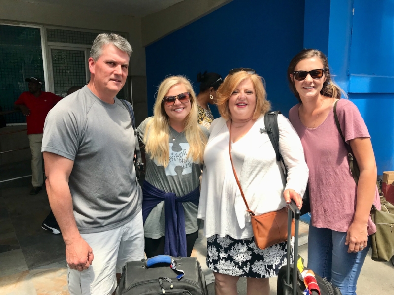 Dropping off Mr. Wayne and Mrs. Beth at the airport - we were sad to see them go!