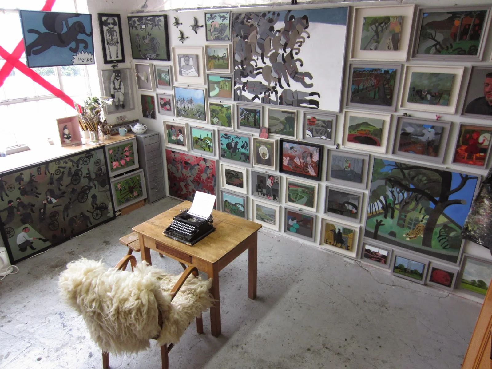  Every few years, whenever there has been a change in circumstances and I have moved on to new pastures, the work I have made in that period comes together in a brief totality. I call these moments The Lie of the Land. This was the fourth, which occu