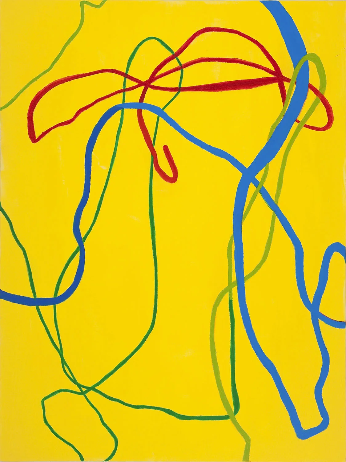 Automatics (it) 2009 oil and acrylic on canvas 60 x 45 inches