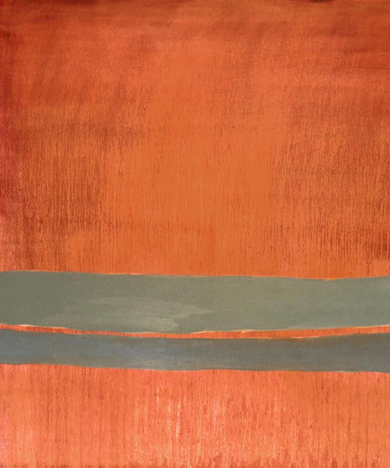 Linked (red and grey) 2003-04 oil on canvas 54 x 48 inches