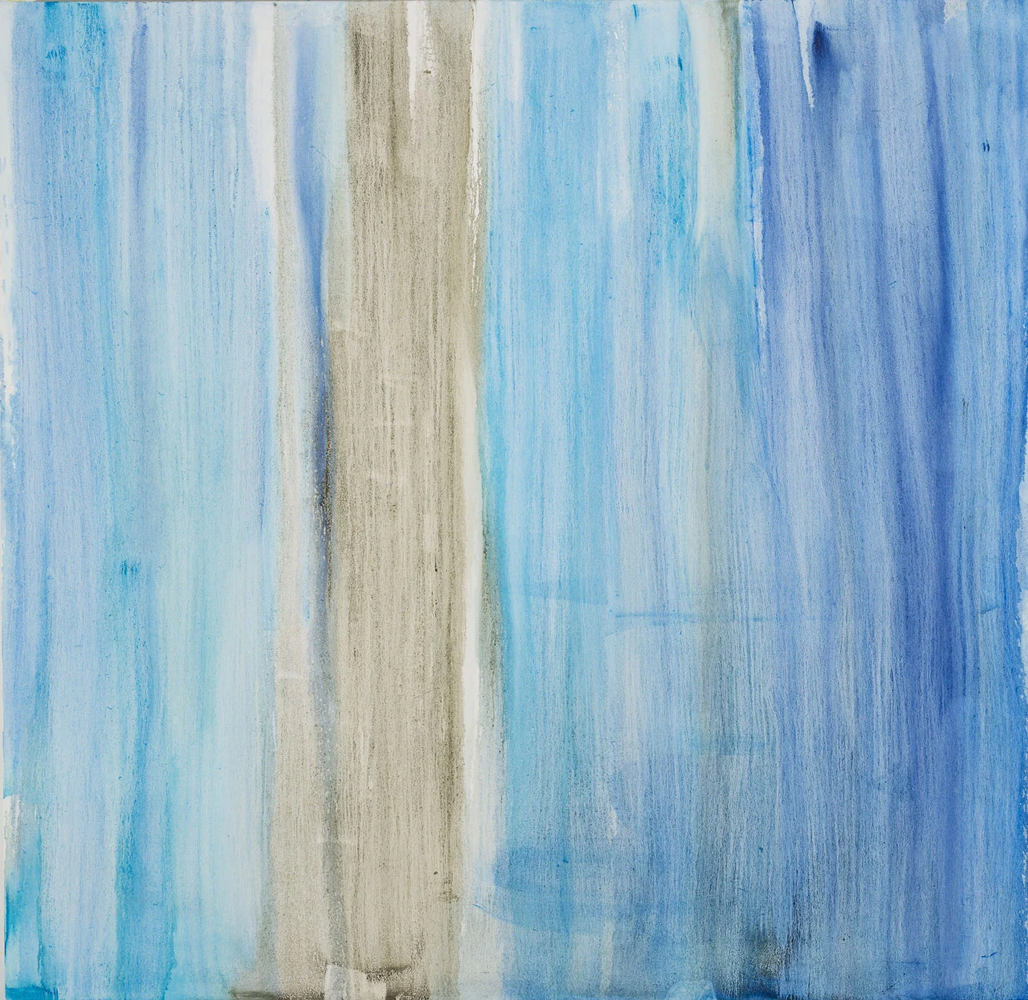 Blue Be Cool 2 2015 oil on canvas 70 x 72 inches