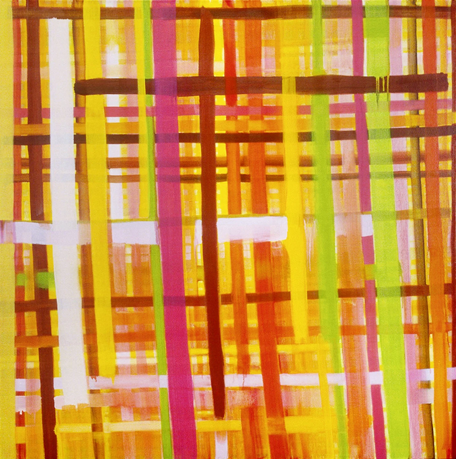 High Fever 2000 oil on canvas 60 x 60 inches