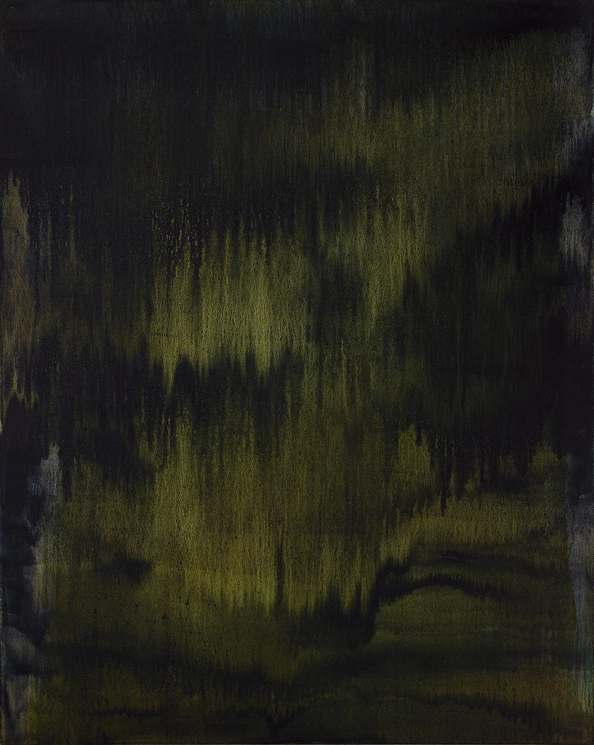 Nostalgia is, so to speak, epidemic in New Orleans (dark) 2014 oil on canvas 50 x 40 inches