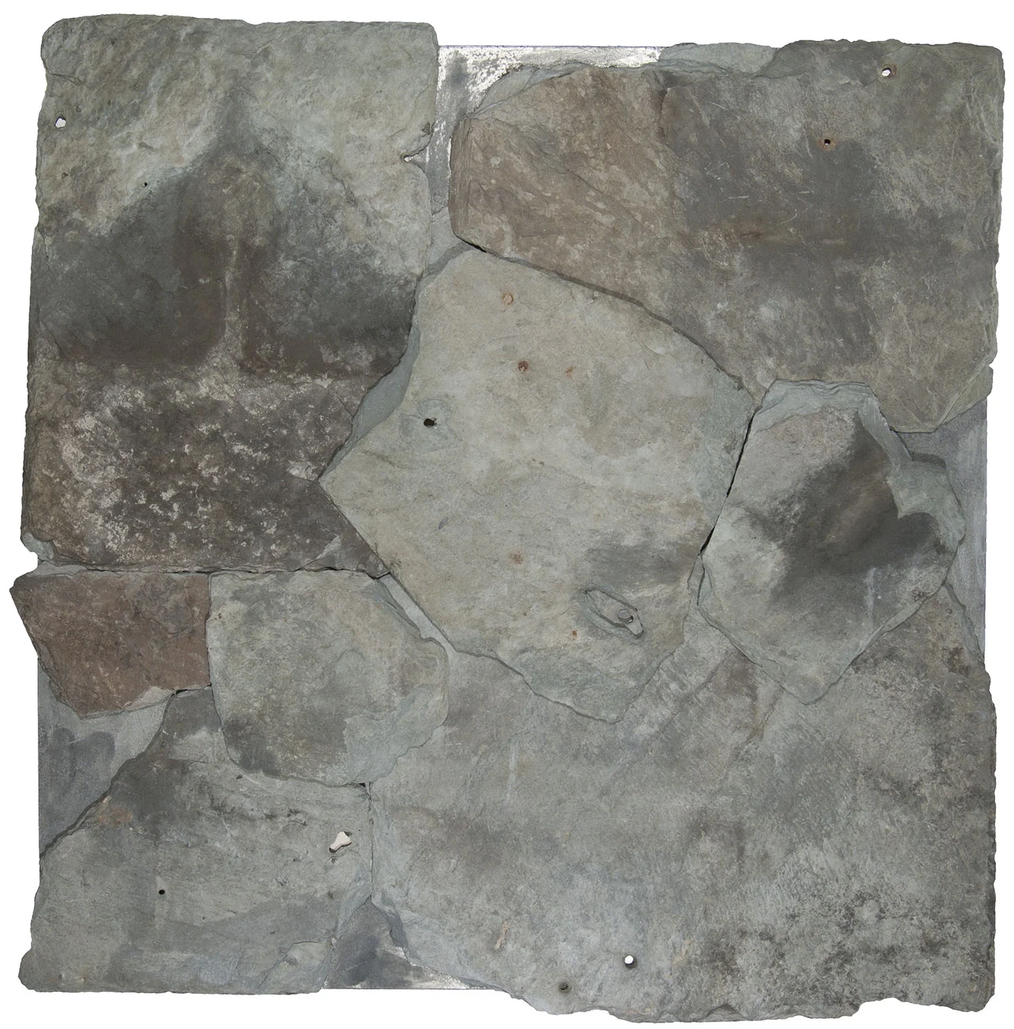 Fixed (again) 13 2010 salvaged slate on aluminum 25 x 25 inches