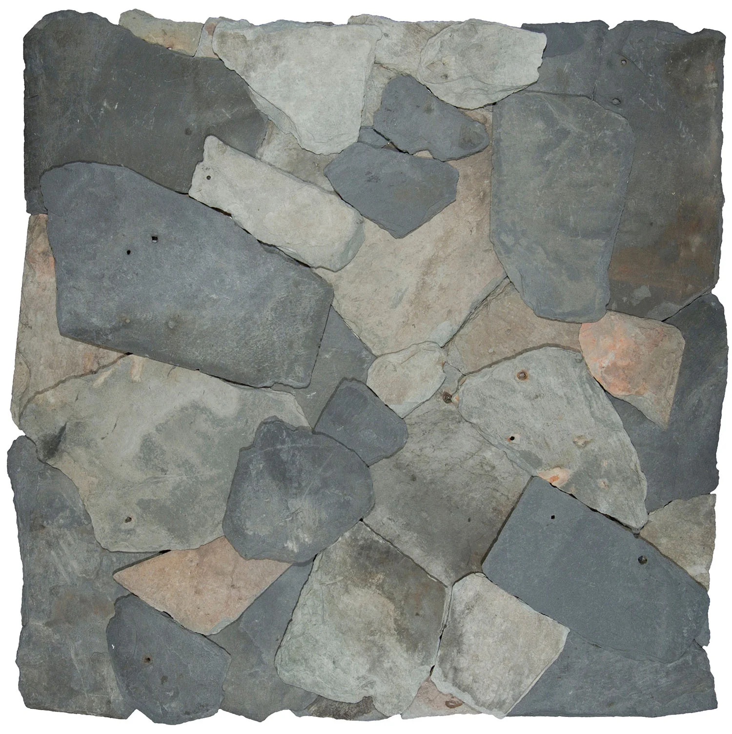 Fixed (again) 3 2010 salvaged slate on aluminum 25 x 25 inches