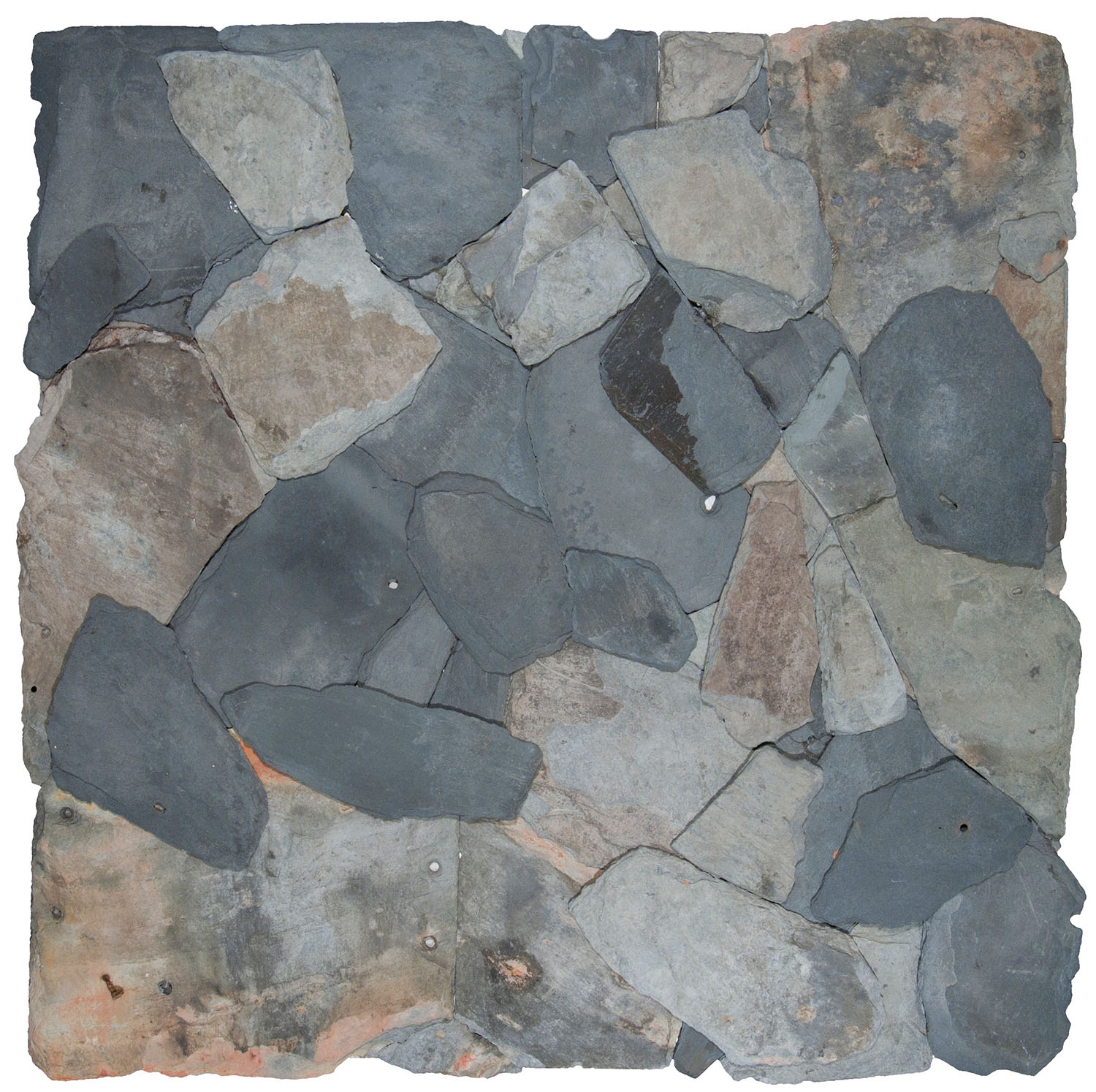 Fixed (again) 5 2010 salvaged slate on aluminum 25 x 25 inches