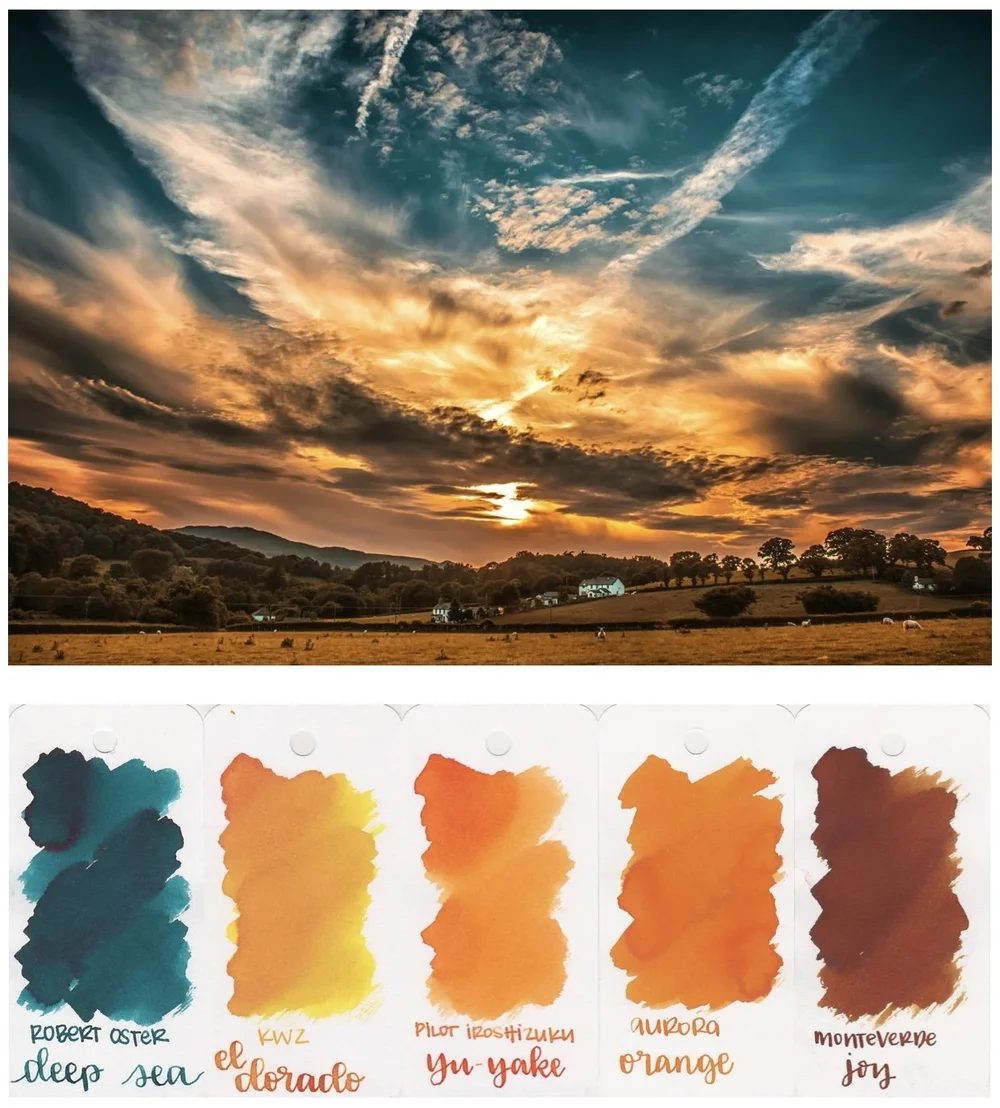 September Ink September Skies Ink Palette — Mountain of Ink