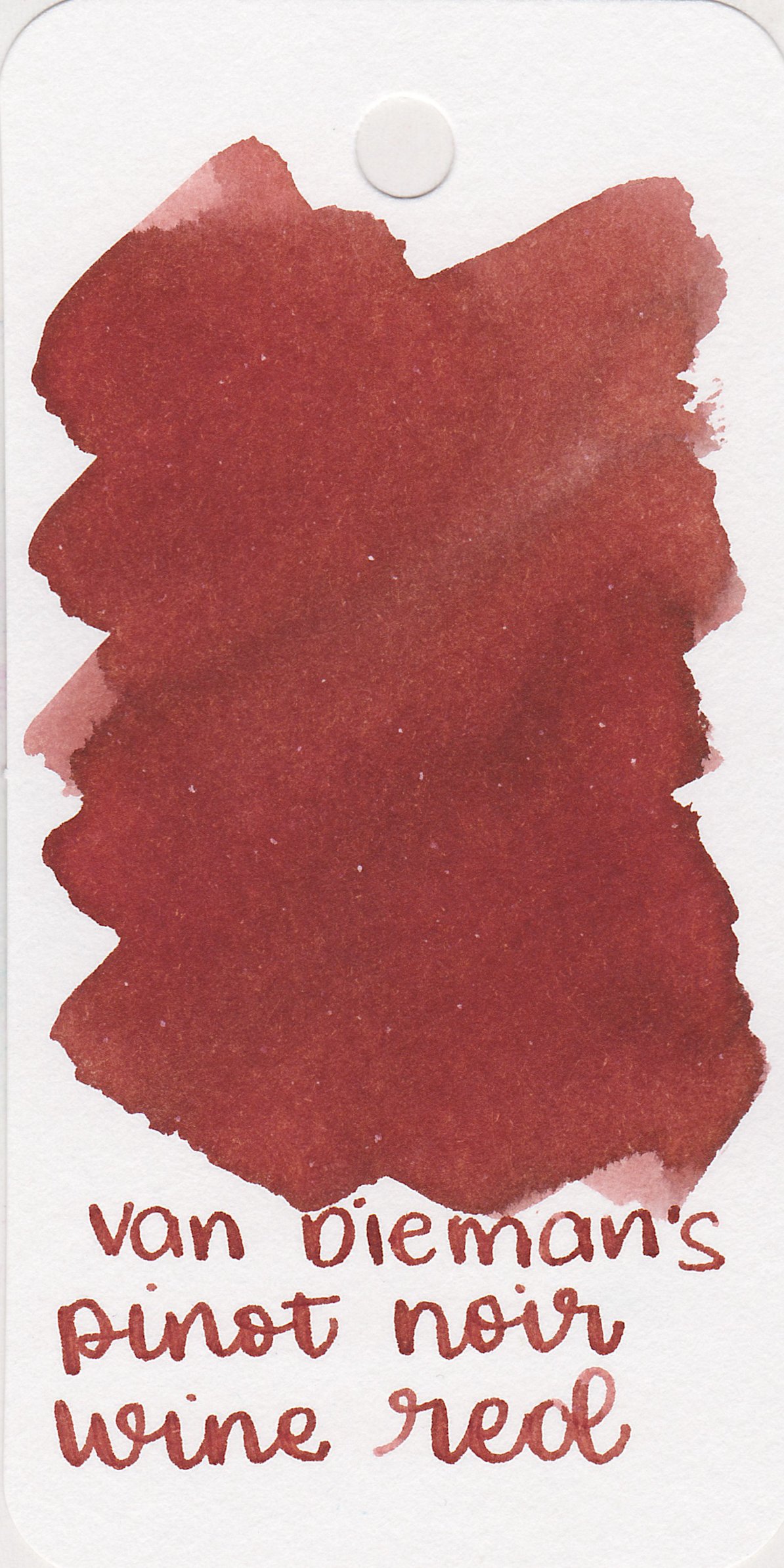 Ink Review #1991: Van Dieman's Pinot Noir Wine Red — Mountain of Ink