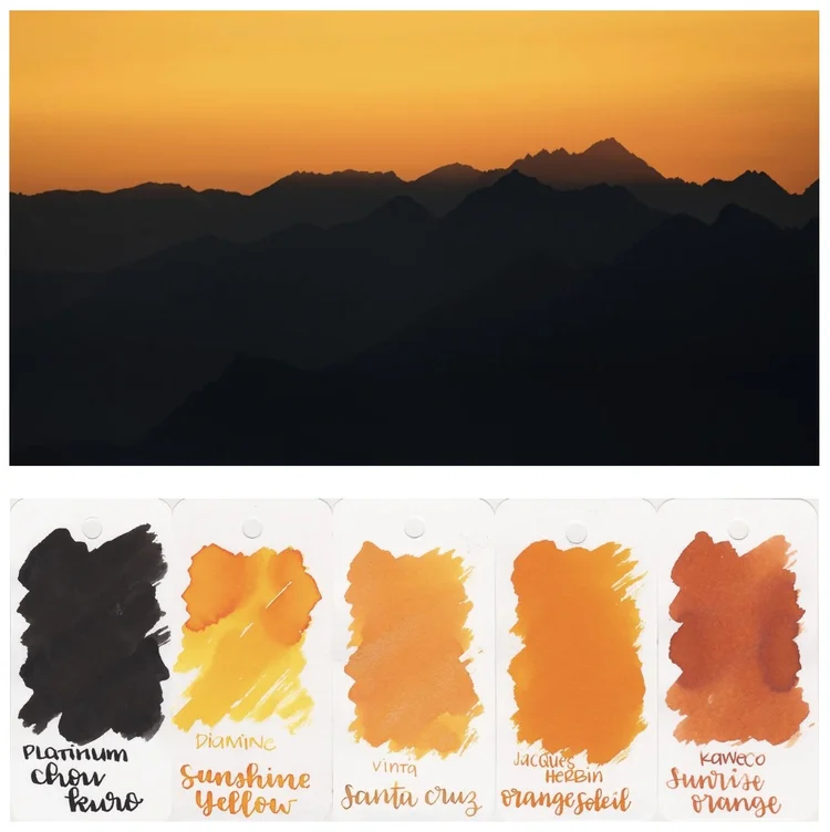 September Ink September Skies Ink Palette — Mountain of Ink