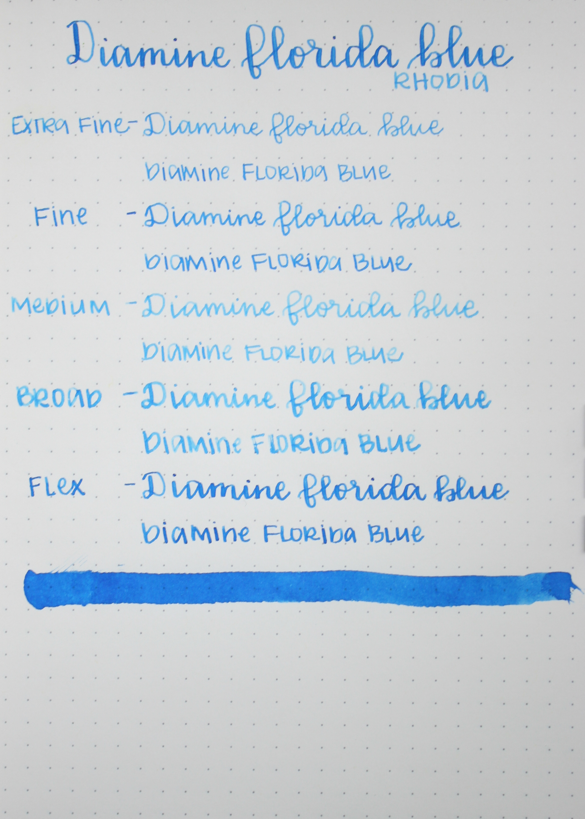 Diamine Florida Blue — Mountain of Ink