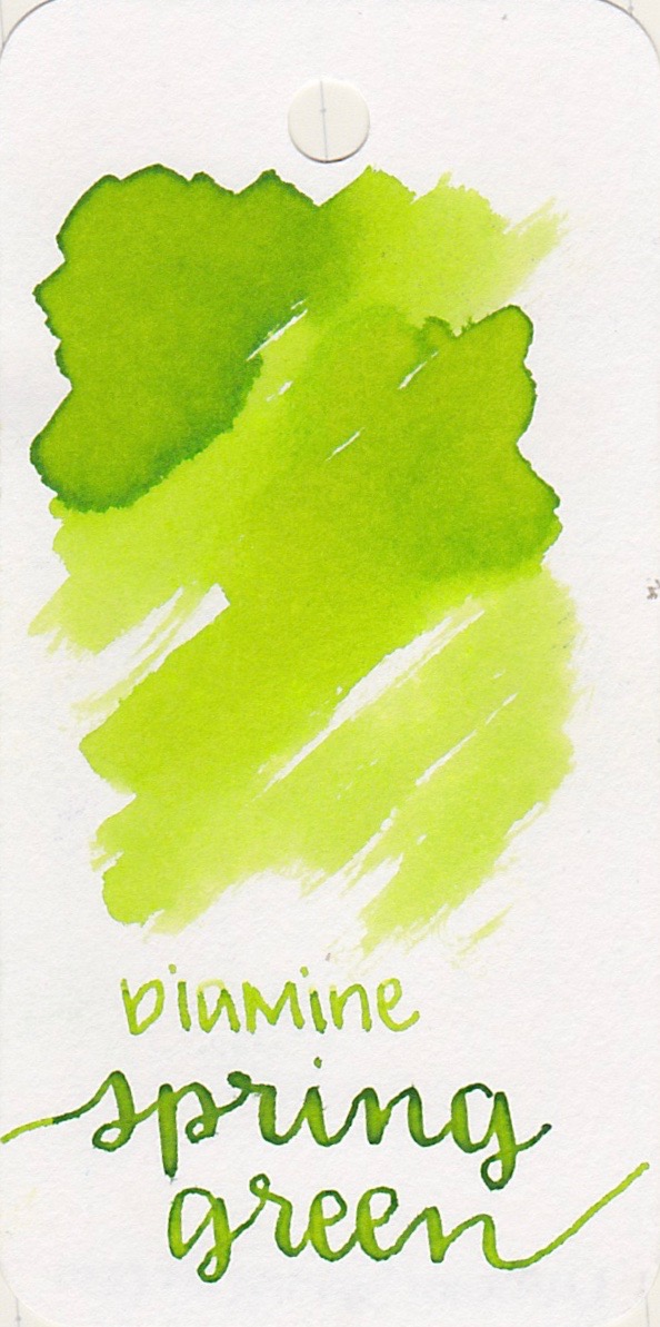 Ink Review Diamine Spring Green Mountain Of Ink