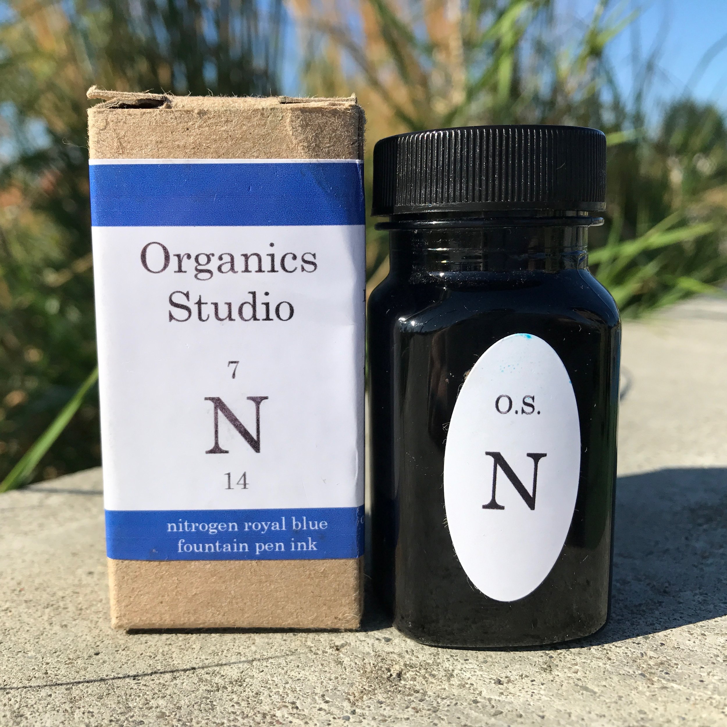 Ink Review #75: Organics Studio Nitrogen Royal Blue — Mountain of Ink