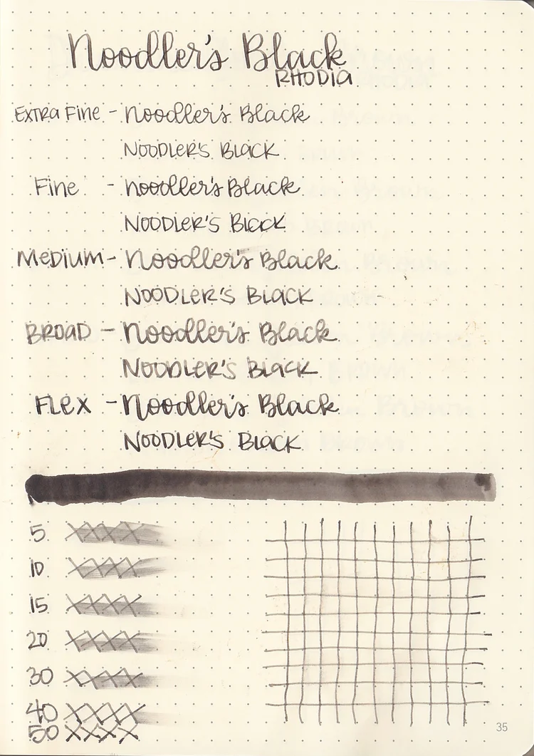 Ink Review #93: Noodler's Black — Mountain of Ink