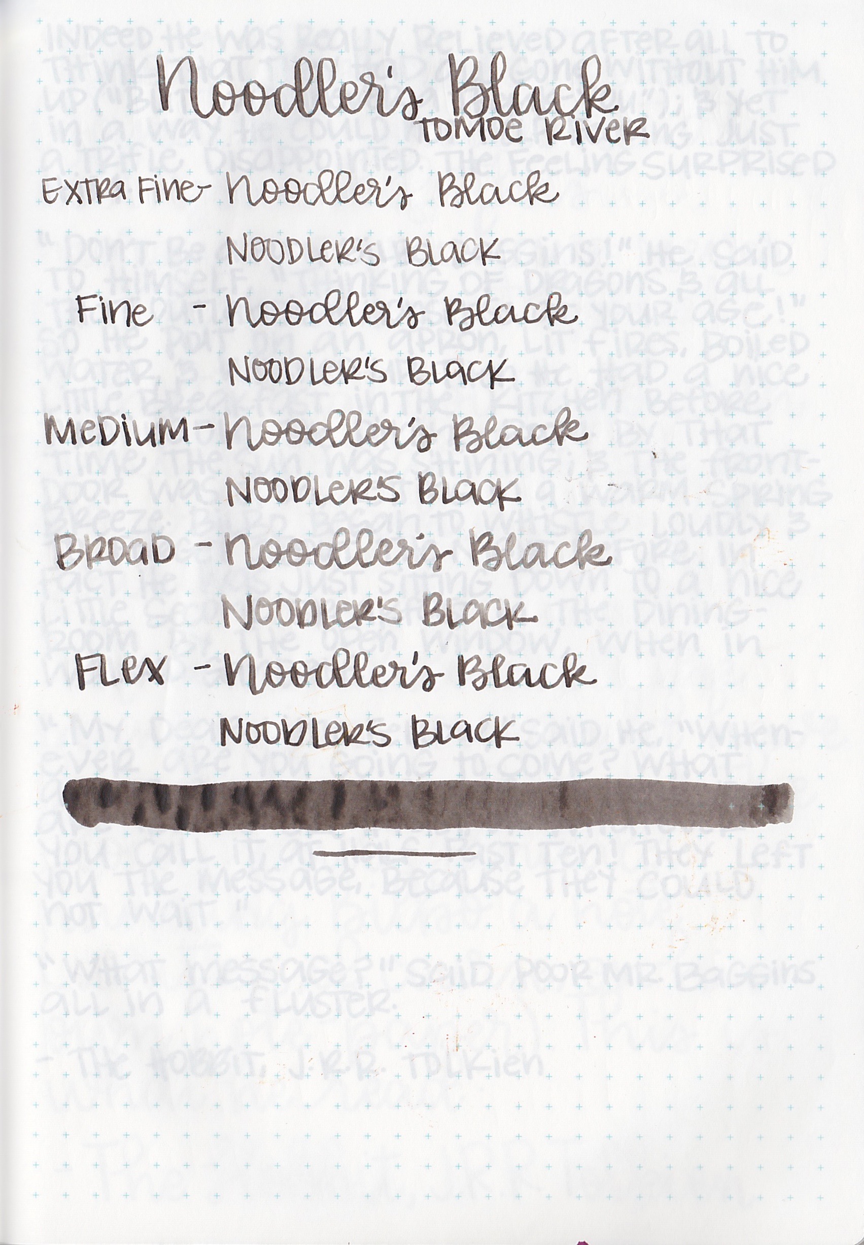 Noodler's Ellis Island Blue Black – Handwritten Ink Review –  –  Fountain Pen, Ink, and Stationery Reviews