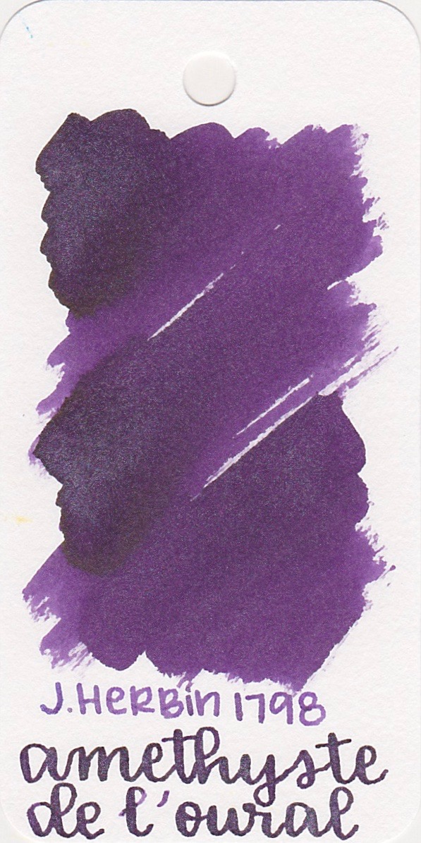 Ink Review #129: Jacques Herbin Amethyste De L'Oural — Mountain of Ink