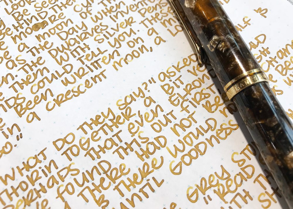 Gold Ink Pen