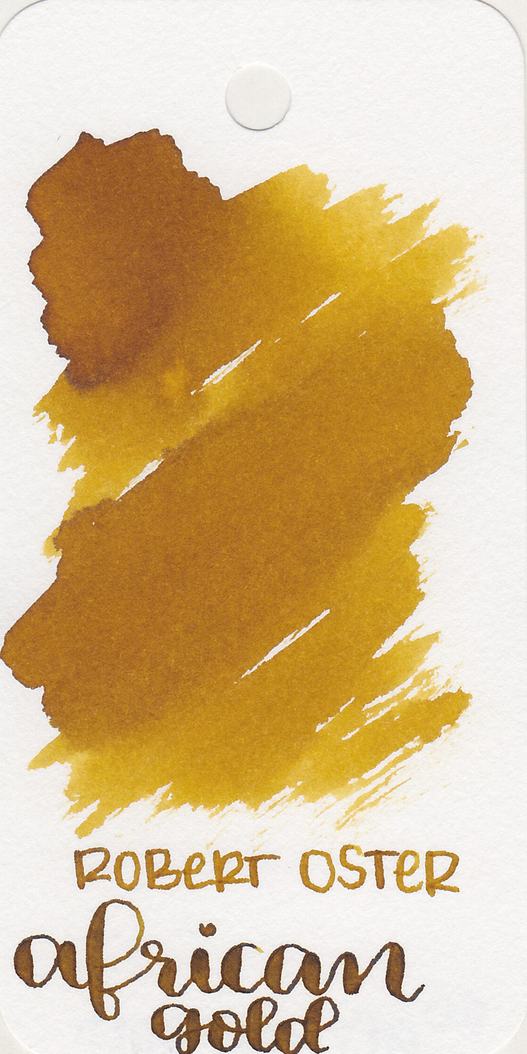 Ink Review #158: Robert Oster African Gold — Mountain of Ink