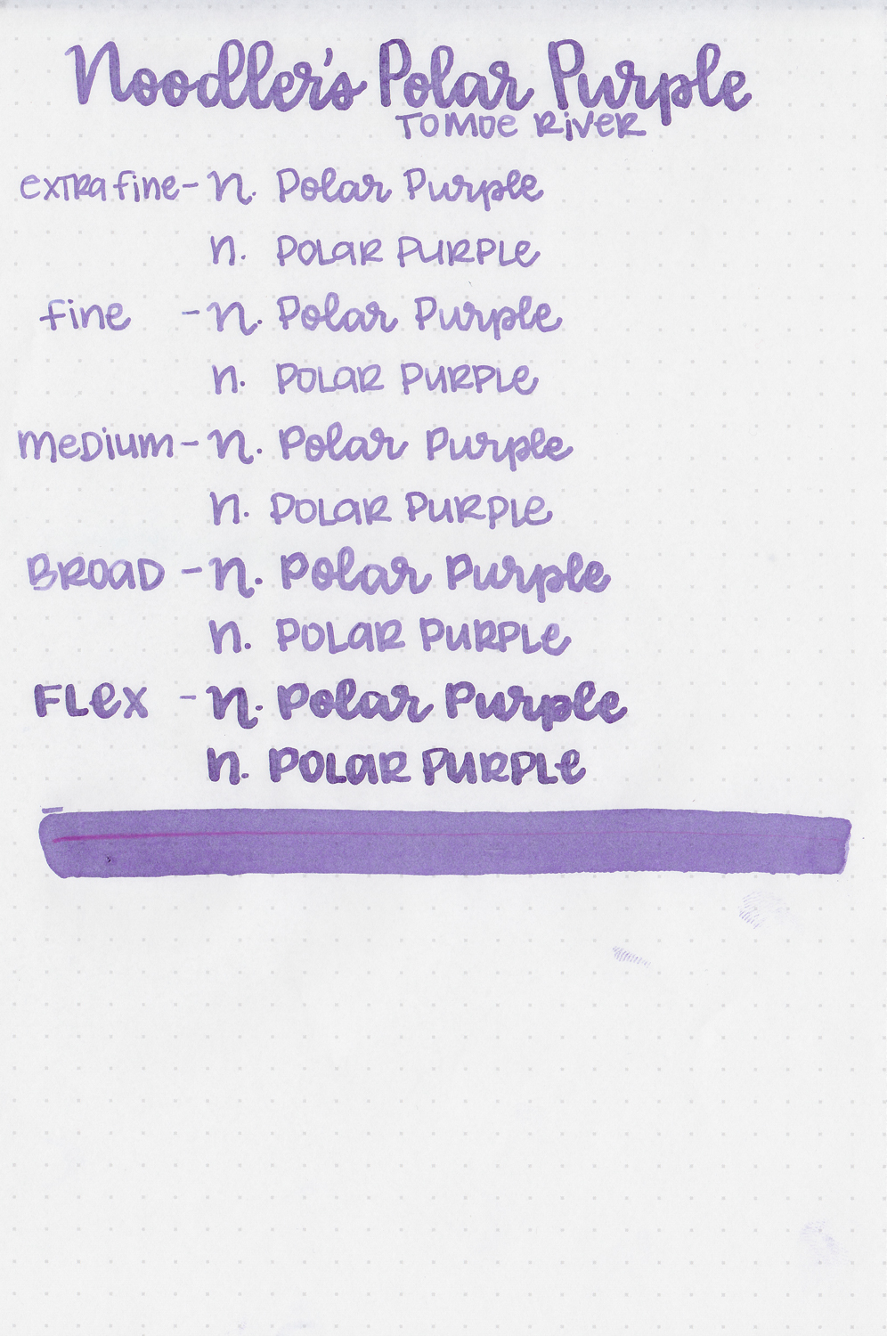 Noodler's Polar Purple Fountain Pen Ink - 3oz Bottle - Goldspot Pens