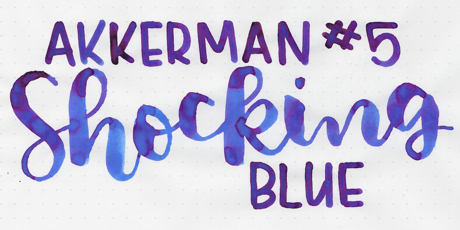 05. Shocking blue - Akkerman fountain pen ink – P.W. Akkerman Den Haag