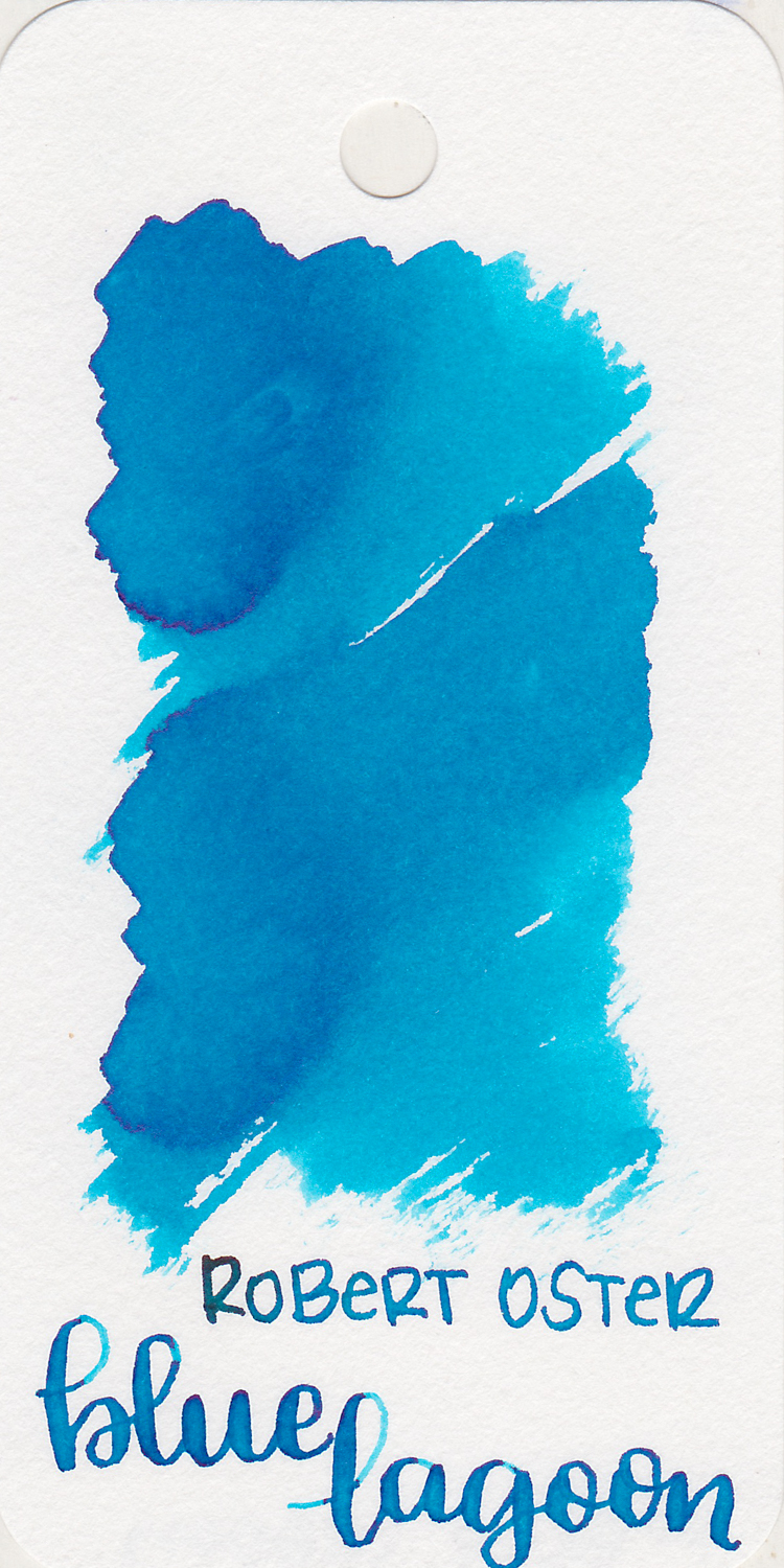 Ink Review 186 Robert Oster Blue Lagoon Mountain Of Ink