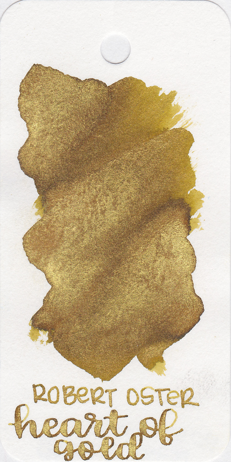 Robert Oster African Gold - Ink Sample