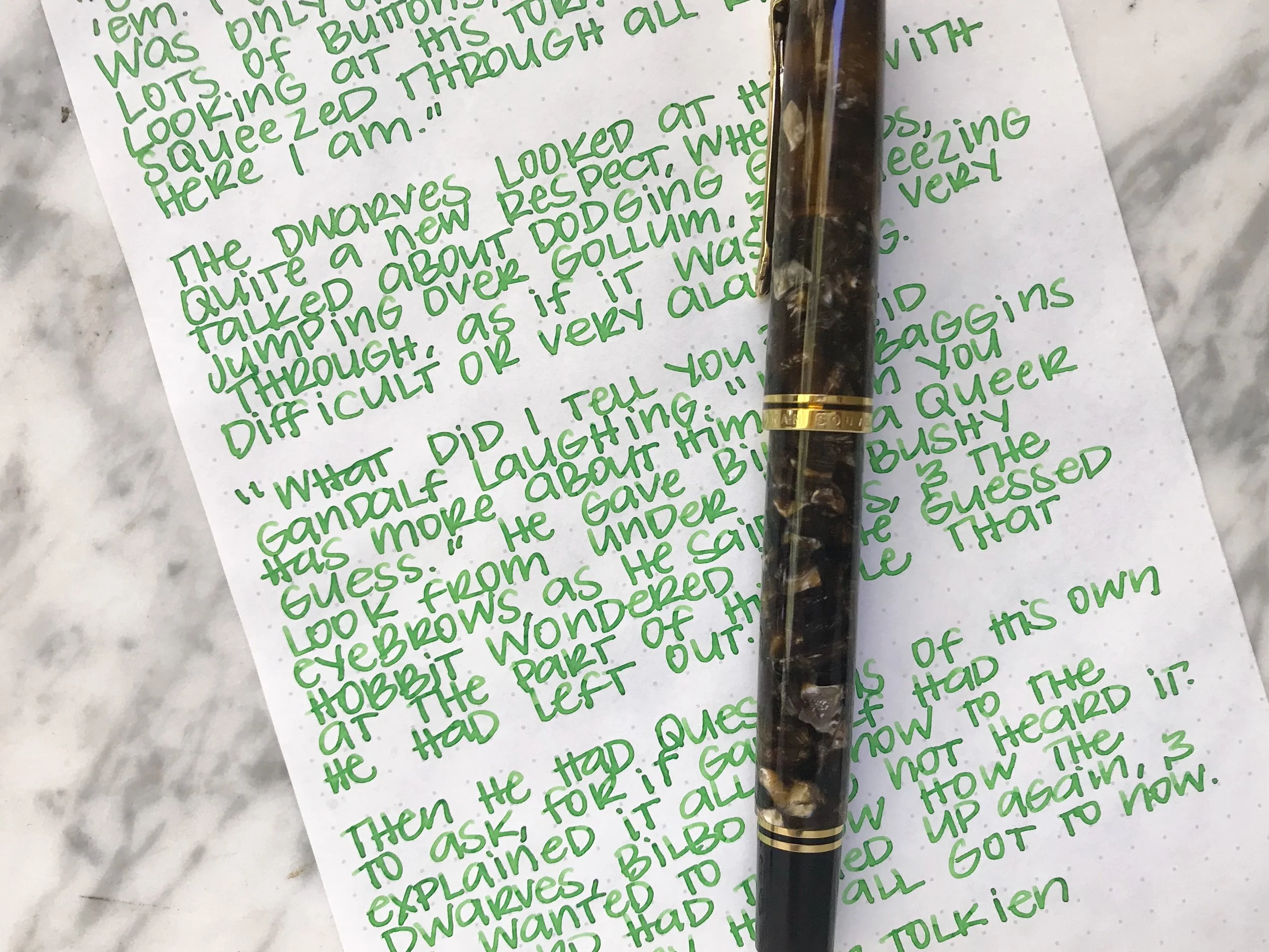 Ink Review #241: Diamine Golden Oasis