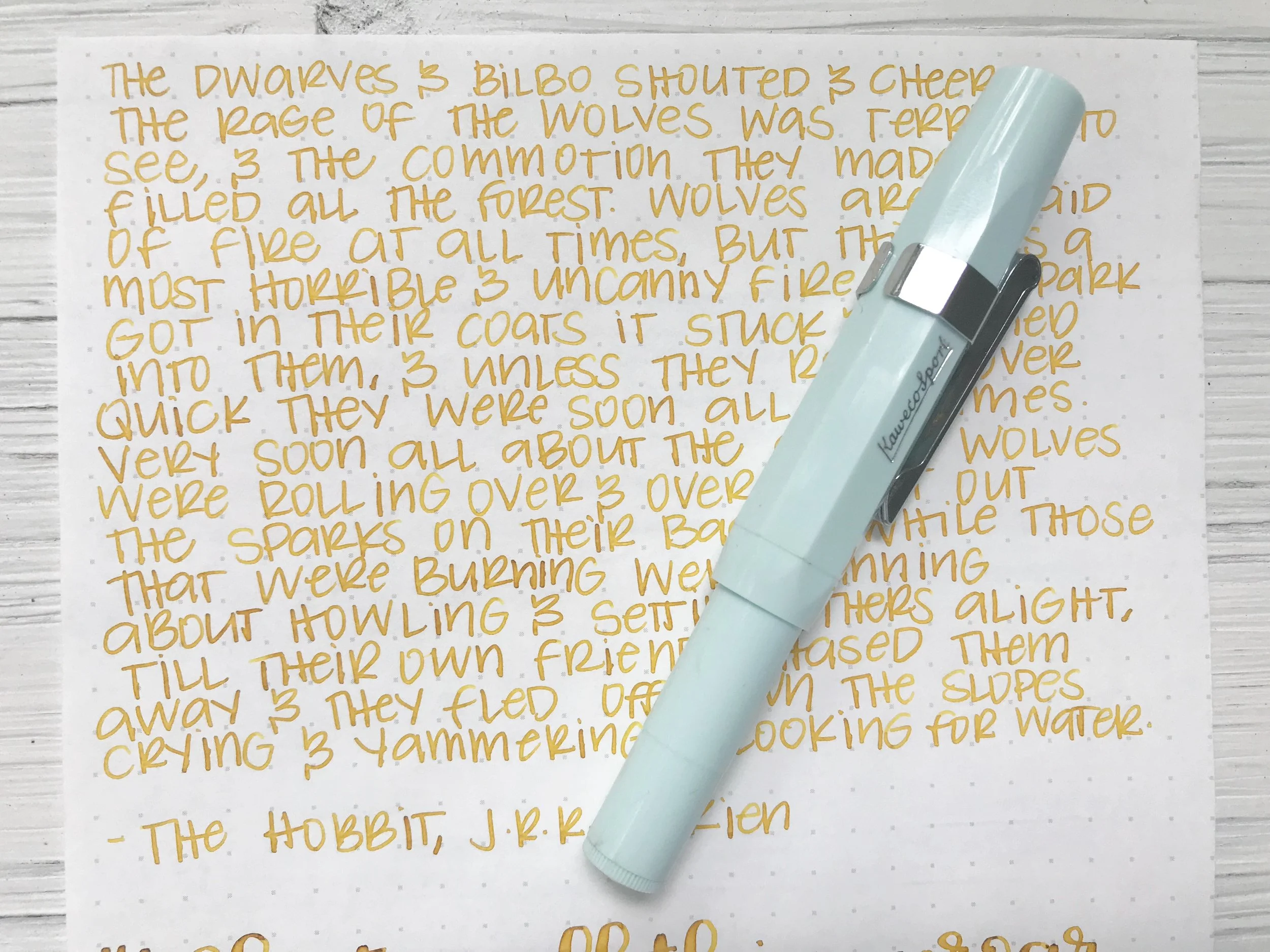 Ink Review #259: Robert Oster Green Olive