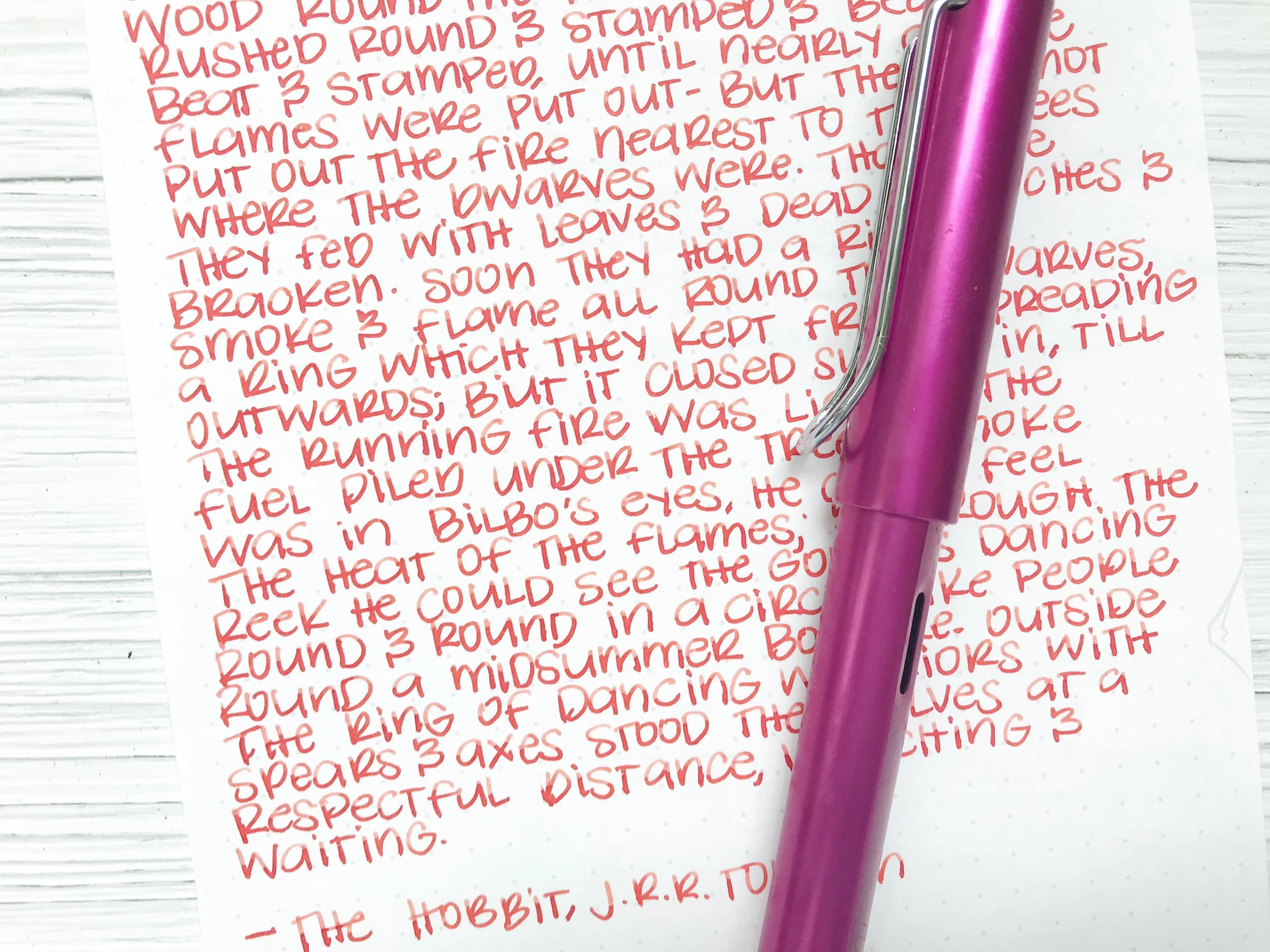 Ink Review #263: Robert Oster Fire Engine Red