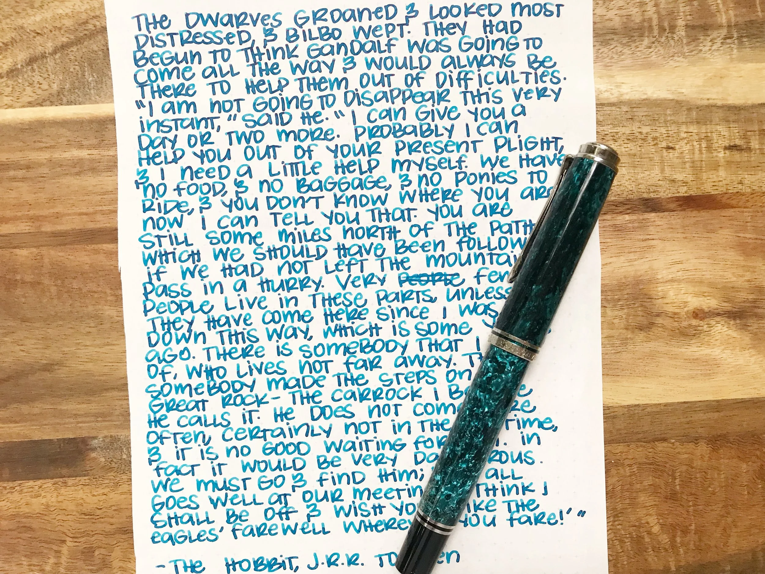 Ink Review #279: Robert Oster Blue Sea