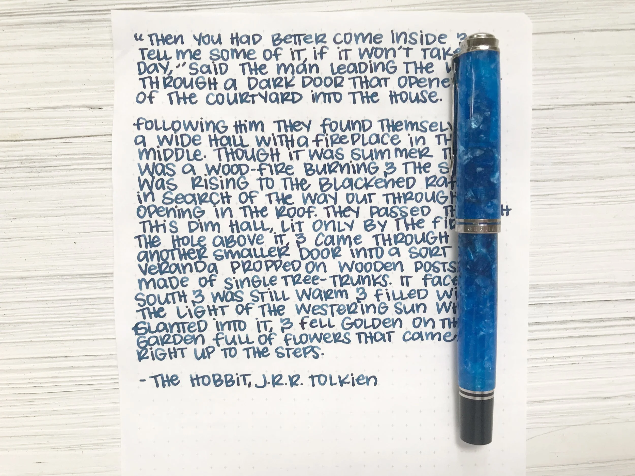 Ink Review #291: Carter's Washable Blue