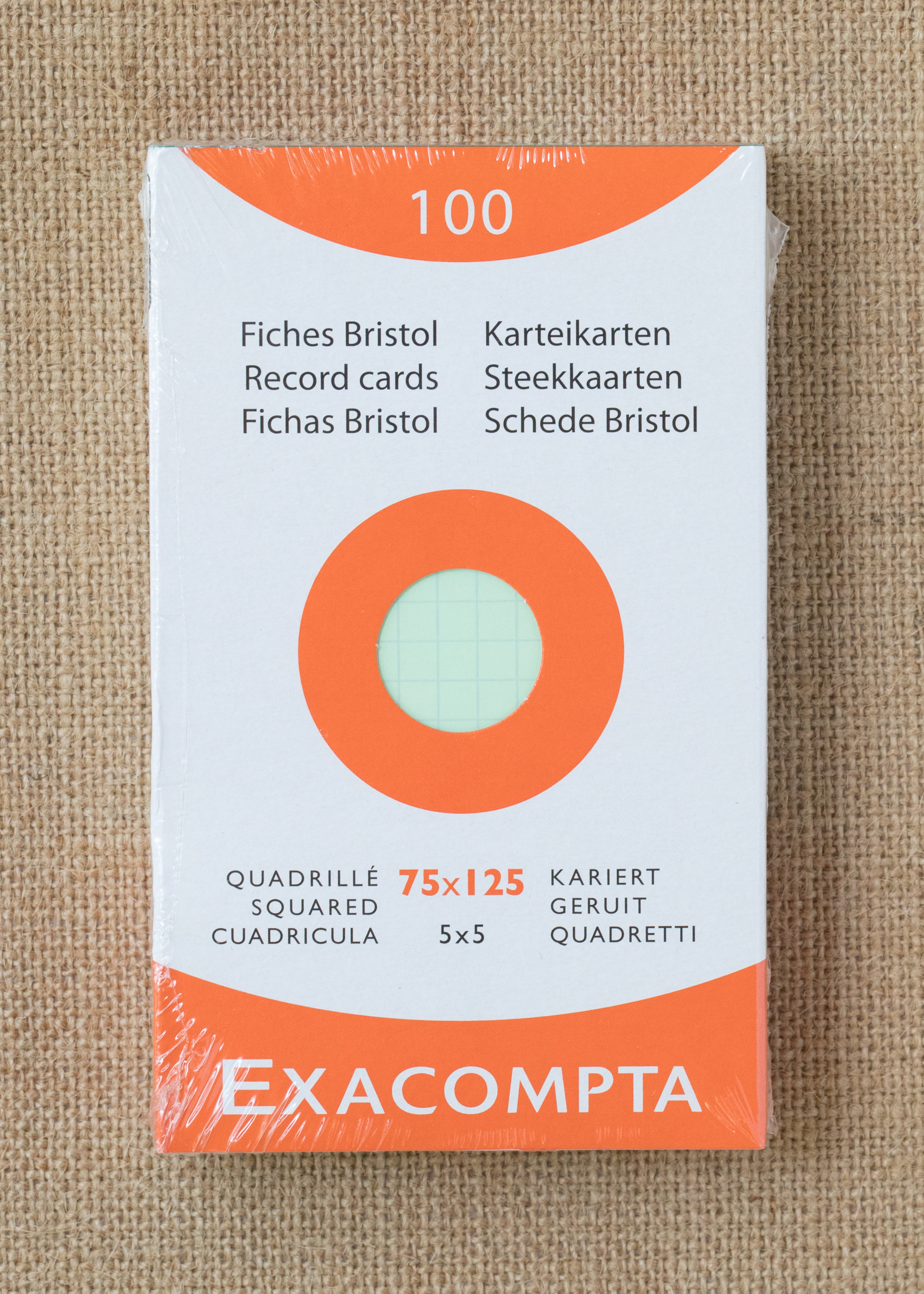 Exacompta White Index Cards (4 x 6) - Lined