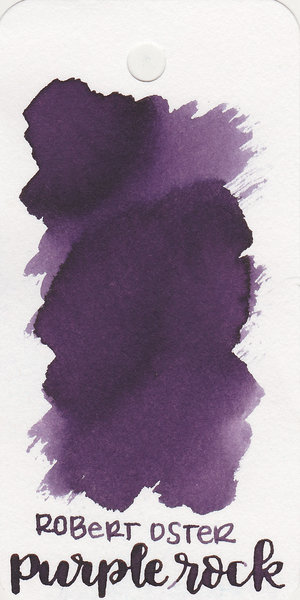 Ink Review #294: Robert Oster Purple Rock — Mountain of Ink