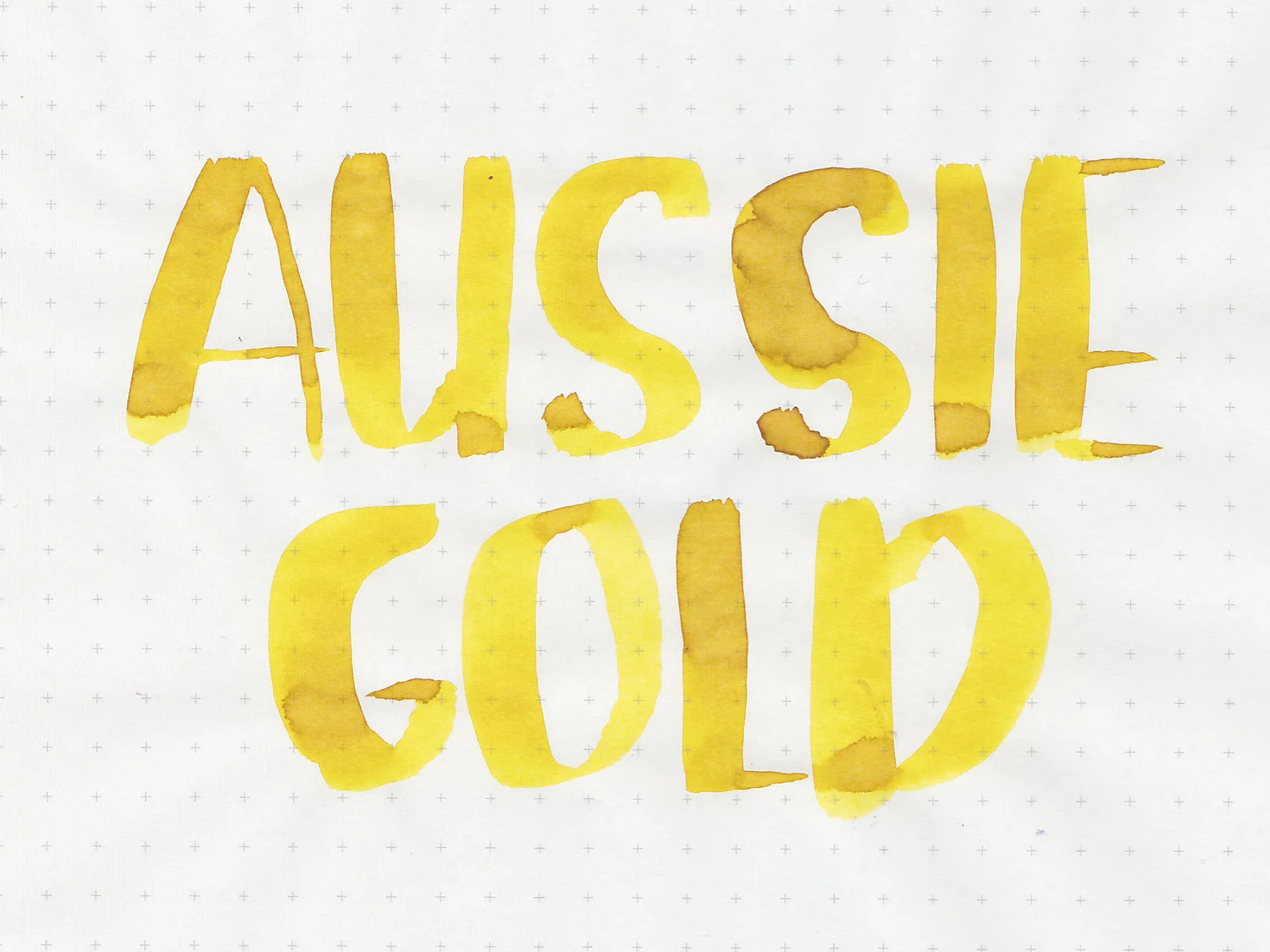 Ink Review #355: Robert Oster Aussie Gold — Mountain of Ink