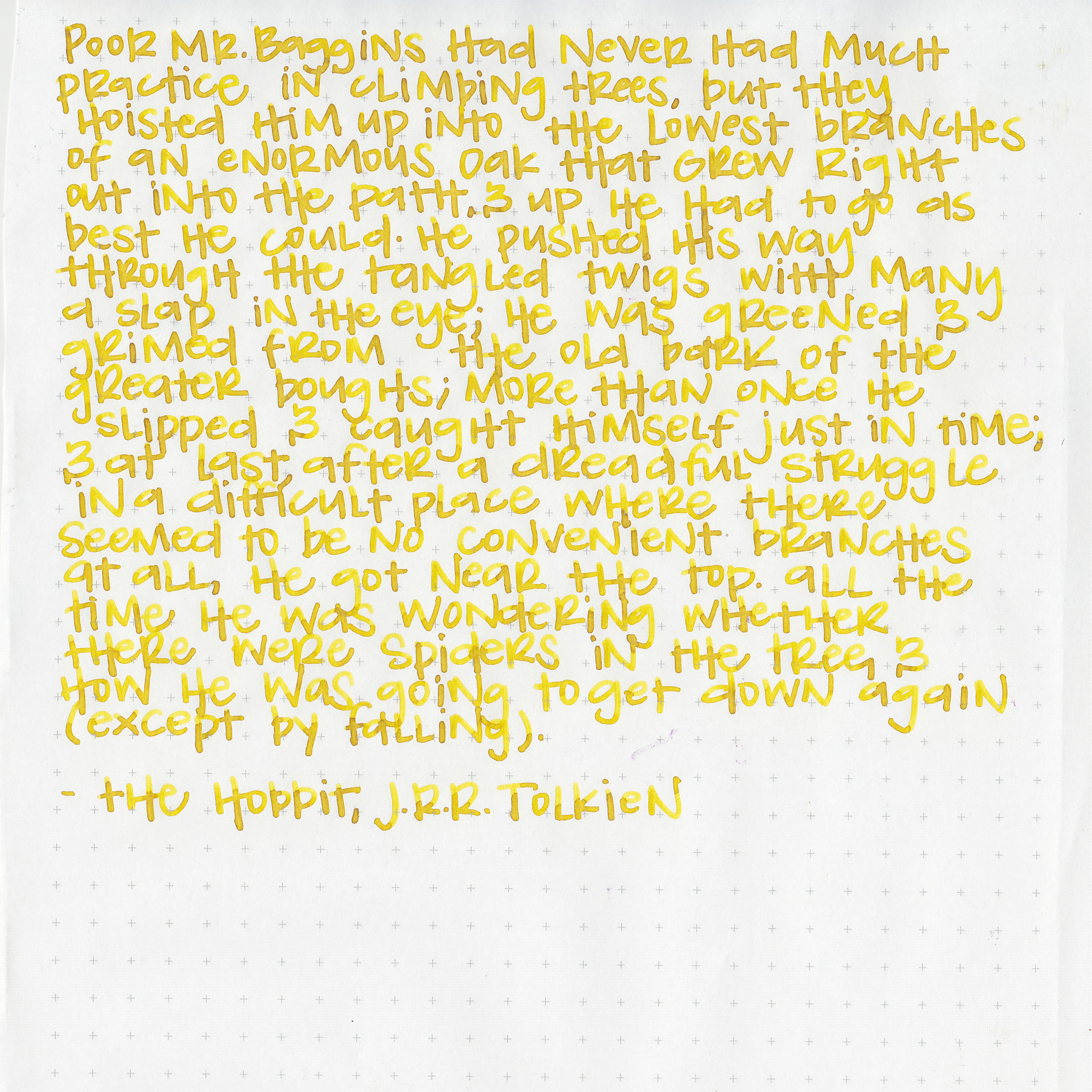 Ink Review #355: Robert Oster Aussie Gold — Mountain of Ink