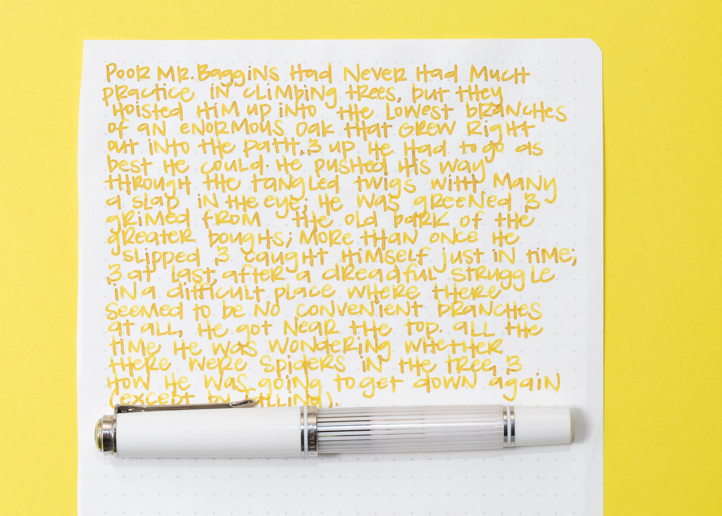 Ink Review #355: Robert Oster Aussie Gold — Mountain of Ink
