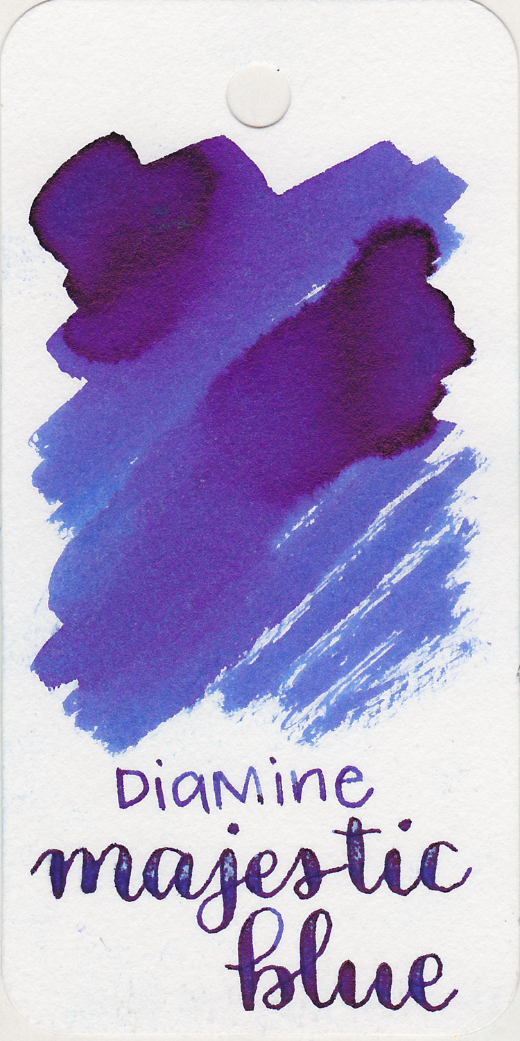 Ink Review #432: Diamine Misty Blue — Mountain of Ink