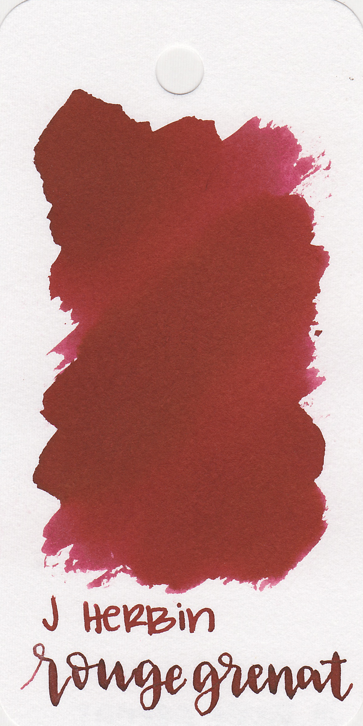  J. Herbin Rouge Grenat Ink (Garnet Red) - 30 ml Bottle