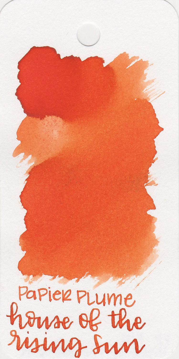 Sun Rising On Ink Ink Review #475: Papier Plume House of the Rising Sun — Mountain of Ink