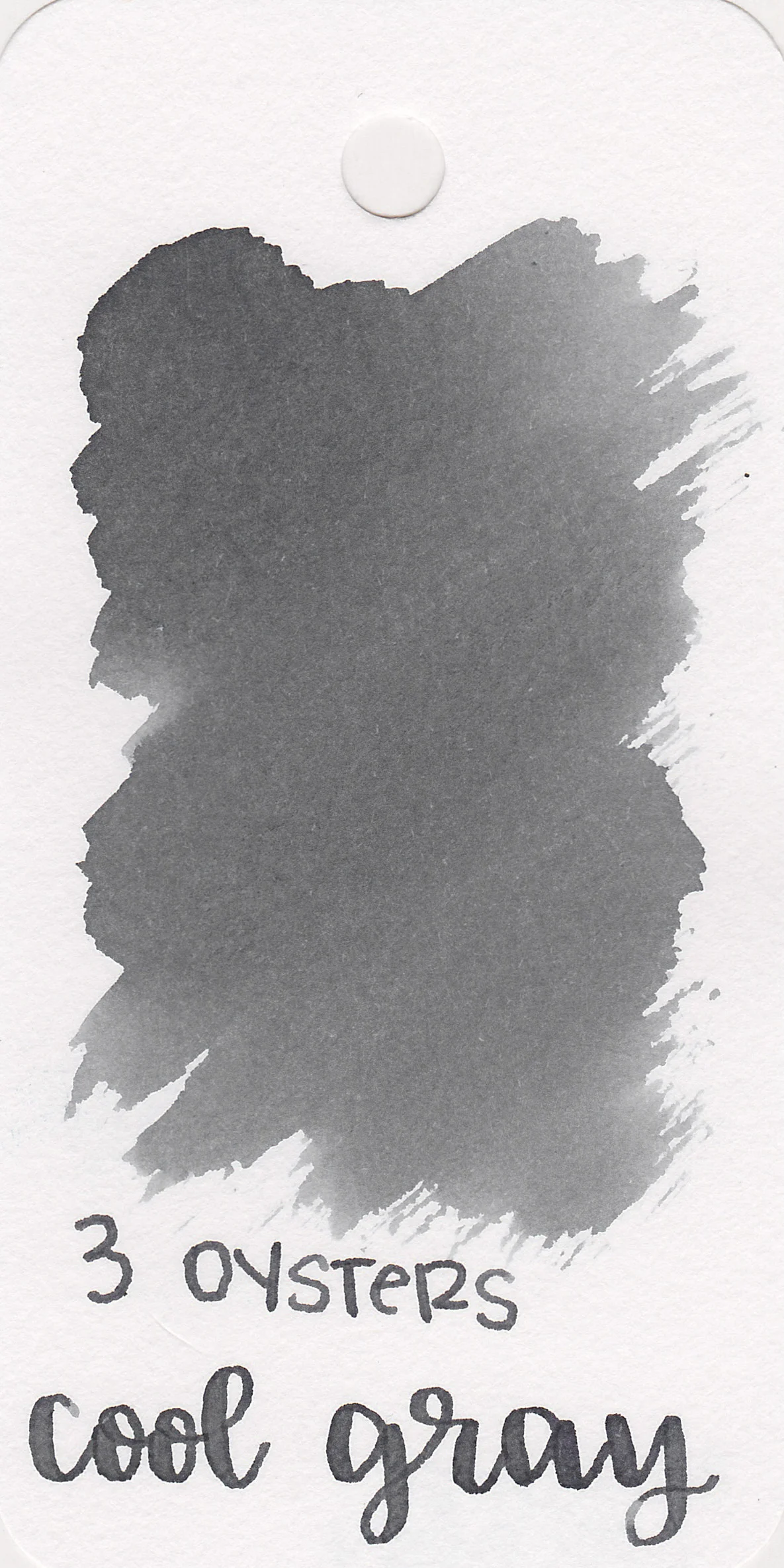 Ink Review #531: 3 Oysters Cool Gray — Mountain of Ink