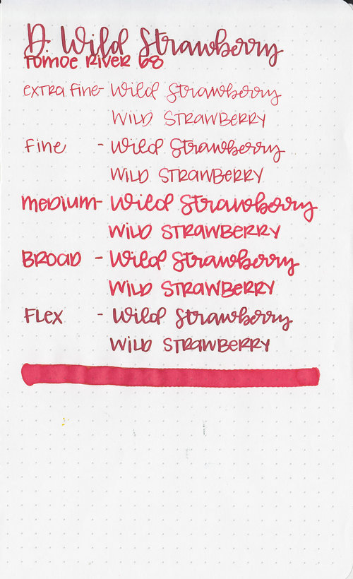 Review #546: Diamine Strawberry — Mountain of Ink
