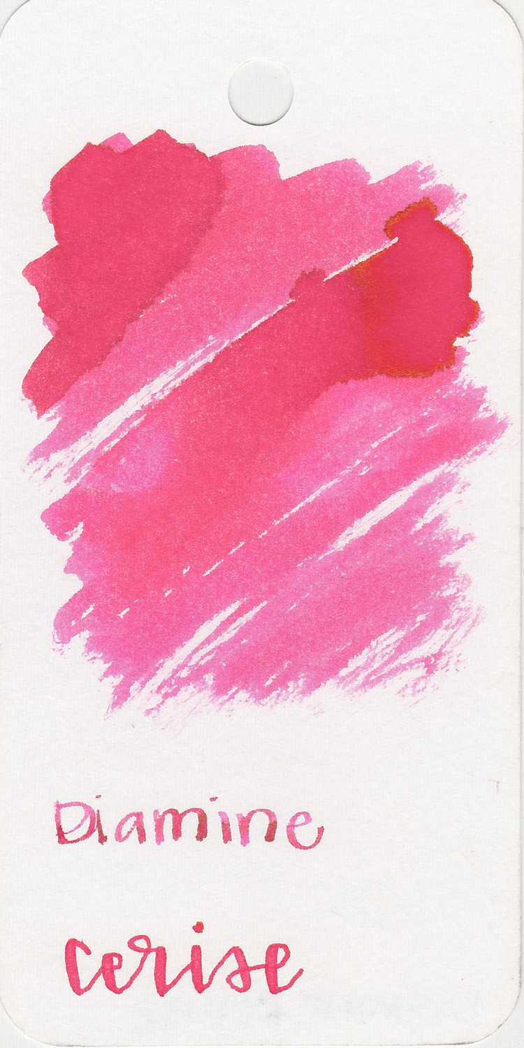Ink Review #587: Diamine Cerise — Mountain of Ink