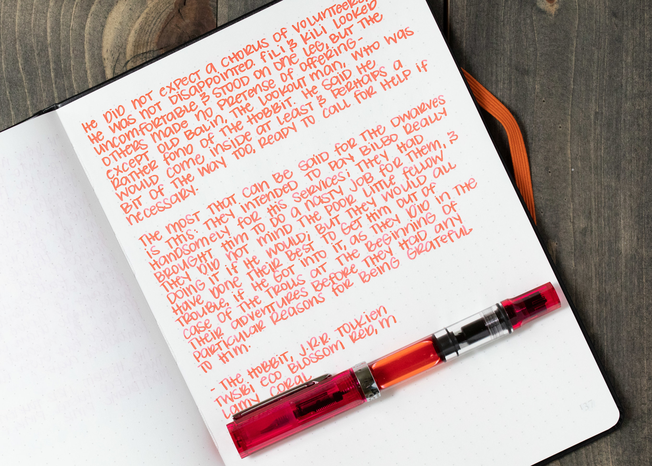 Ink Review #588: Lamy Neon Coral — Mountain of Ink