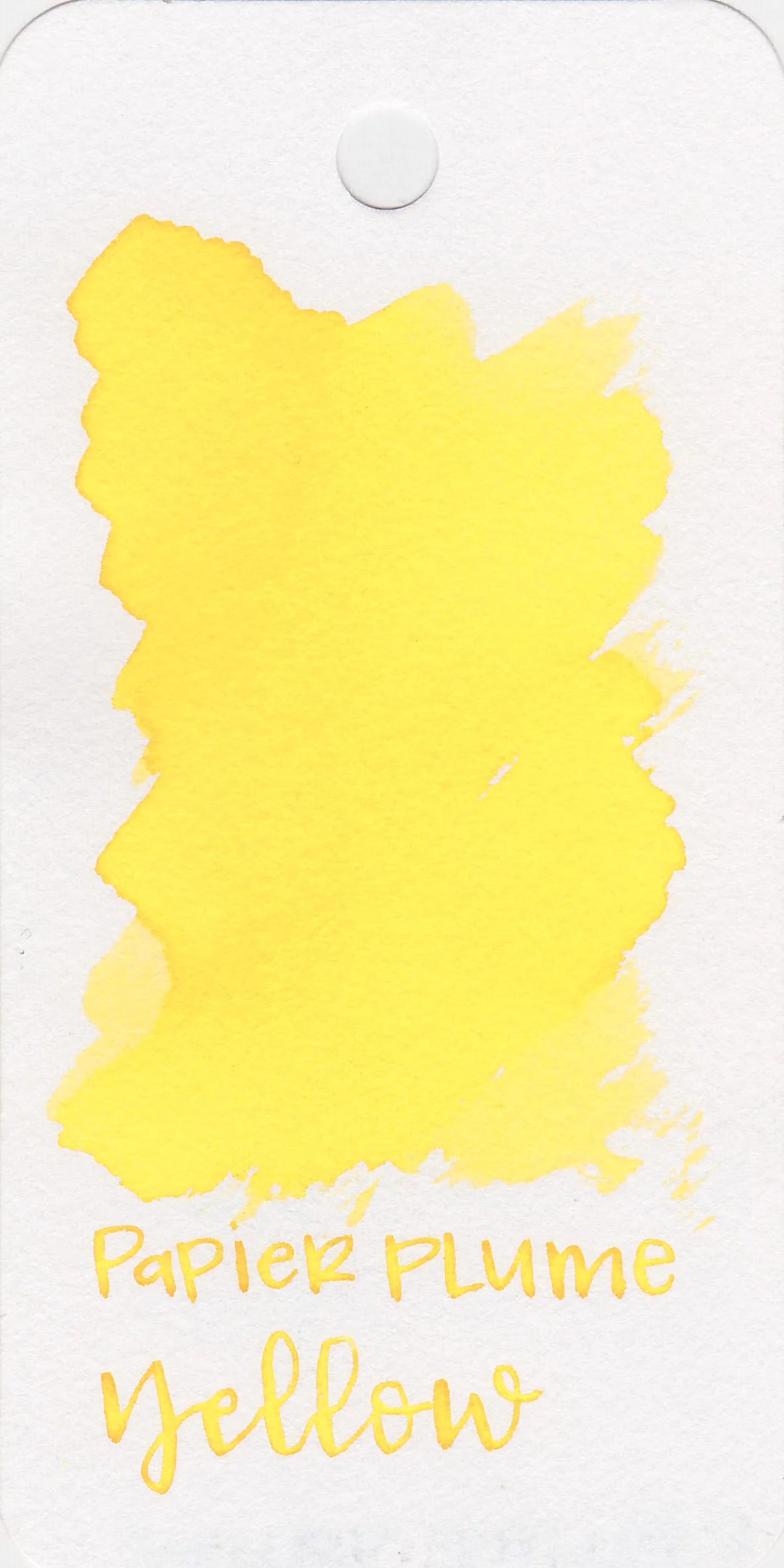 Ink Review #642: Papier Plume Yellow — Mountain of Ink